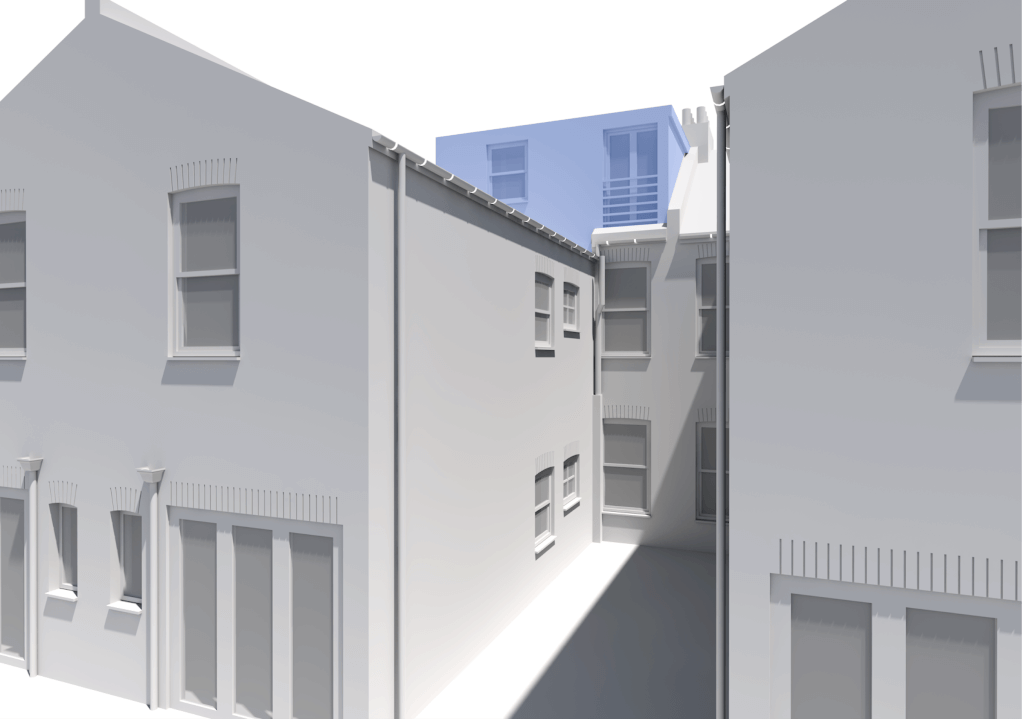 MID TERRACED SINGLE DORMER 3D VIEW