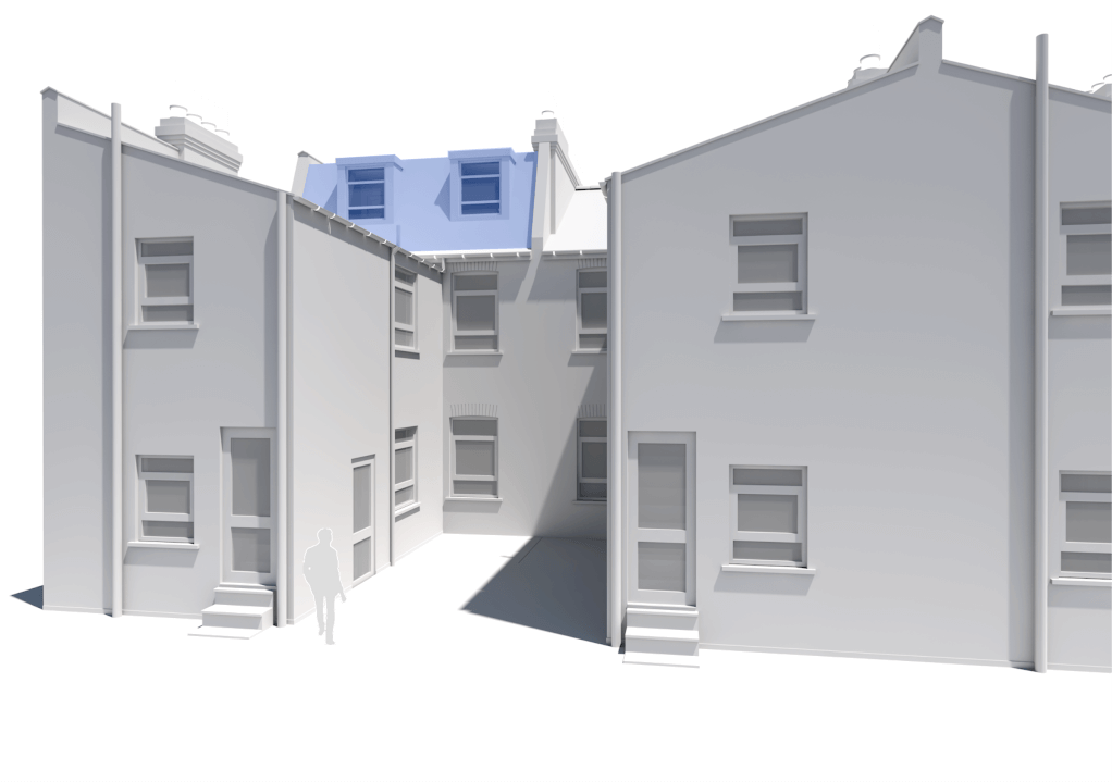 End Of Terrace Single Mansard Loft Conversion