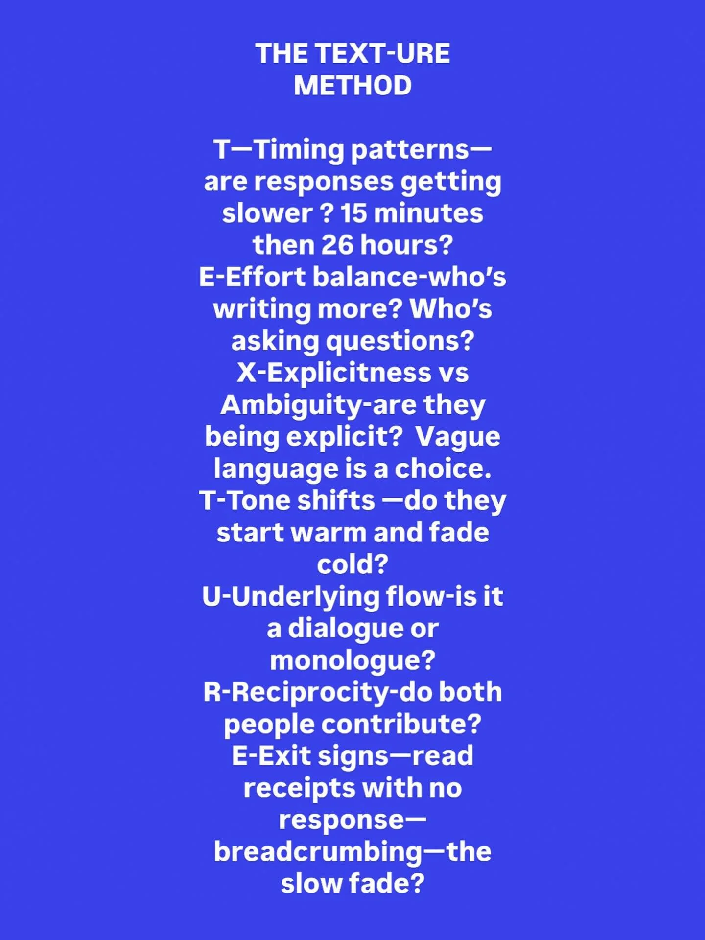 #Breadcrumbing #Ghosting #BetweenTheDate #texting #datingadvice #datingtips #datingcoach #datinghelp #moderndating #datingredflags #datingpsychology #textingadvice #datingtexts
#relationshippsychology #therapistsofinstagram #clinicalpsychologist  #re