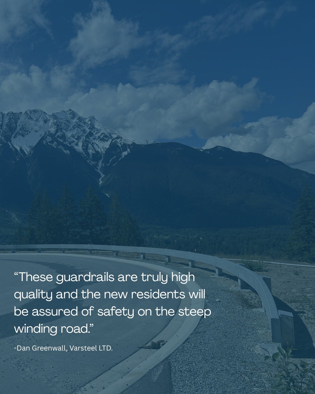 Thanks for the kind words, Dan! 

&quot;Just look at this stunning guardrail work! Too bad about the mountain view behind it. All sarcasm aside - I was recommended to go check out some of Whistler Welding Services Ltd. local work in Pemberton. These 