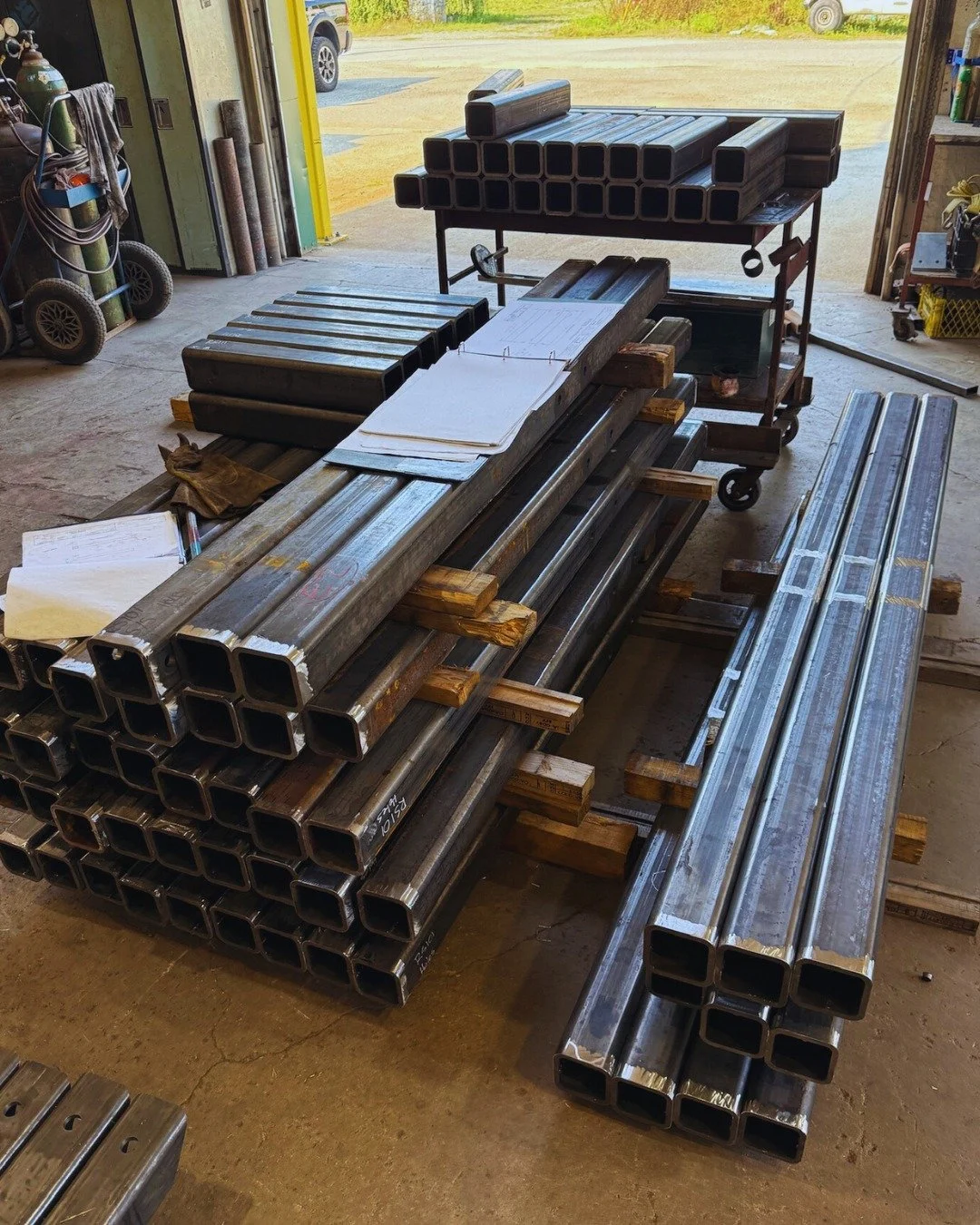 Steel on steel, day in and day out! Our shop is always busy, delivering top-quality steelwork for projects of all sizes. Whatever your vision, we&rsquo;re ready to bring it to life.