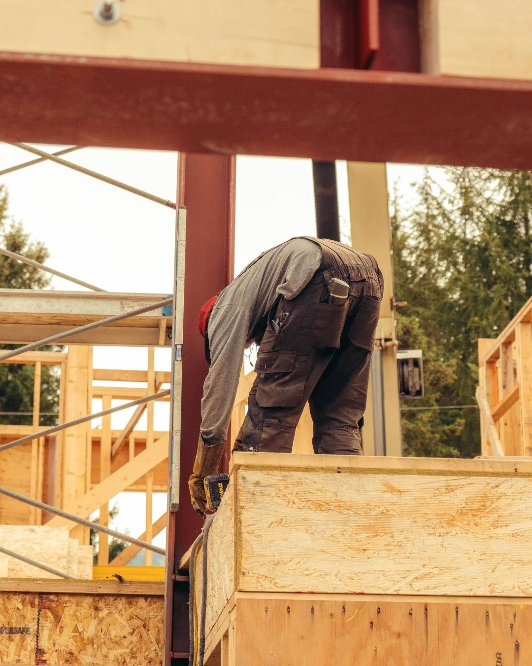 On install days, our team is in full motion - busy, focused, and getting it done right. These pros know how to handle the hustle and make it look easy. 

#WhistlerWeldingServices
