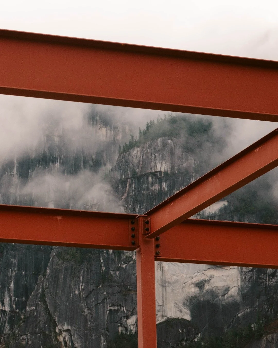 The Chief looking stunning from our structural steel package for Axiom Builders at their new amenity building for the Sea &amp; Sky Project in Squamish! 

Thanks for the collaboration on this @axiombuildersinc 

#WhistlerWeldingServices