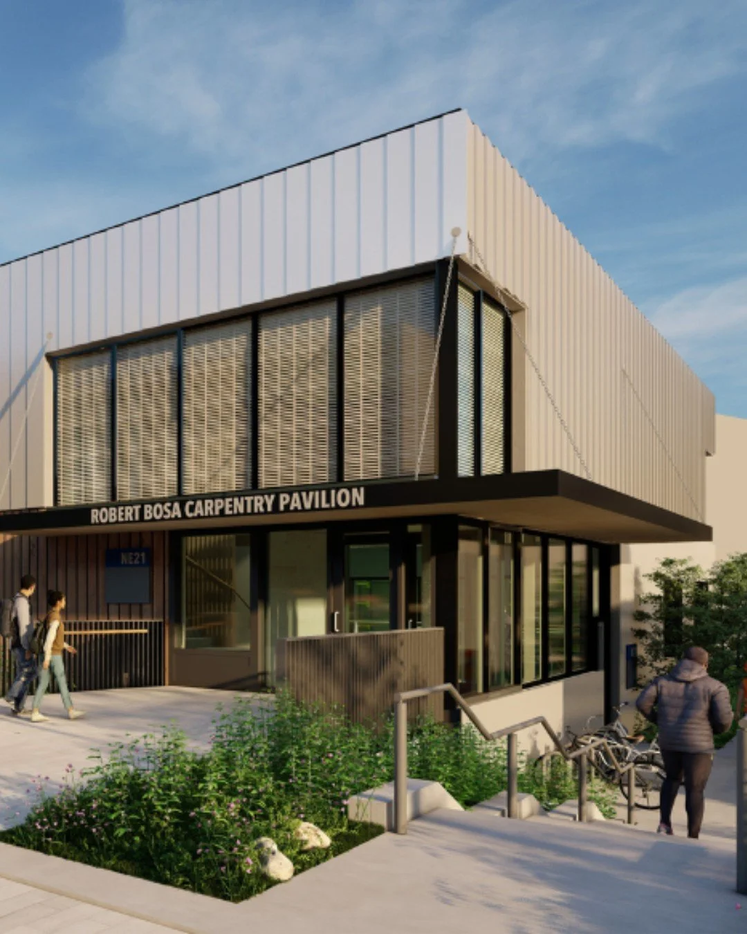 Three new BCIT facilities are on the way: the Carpentry Pavilion, the Marine &amp; Mass Timber Pavilion, and the Campus Services Centre.

Whistler Welding is responsible for the structural and architectural steel, as well as the installation of porti