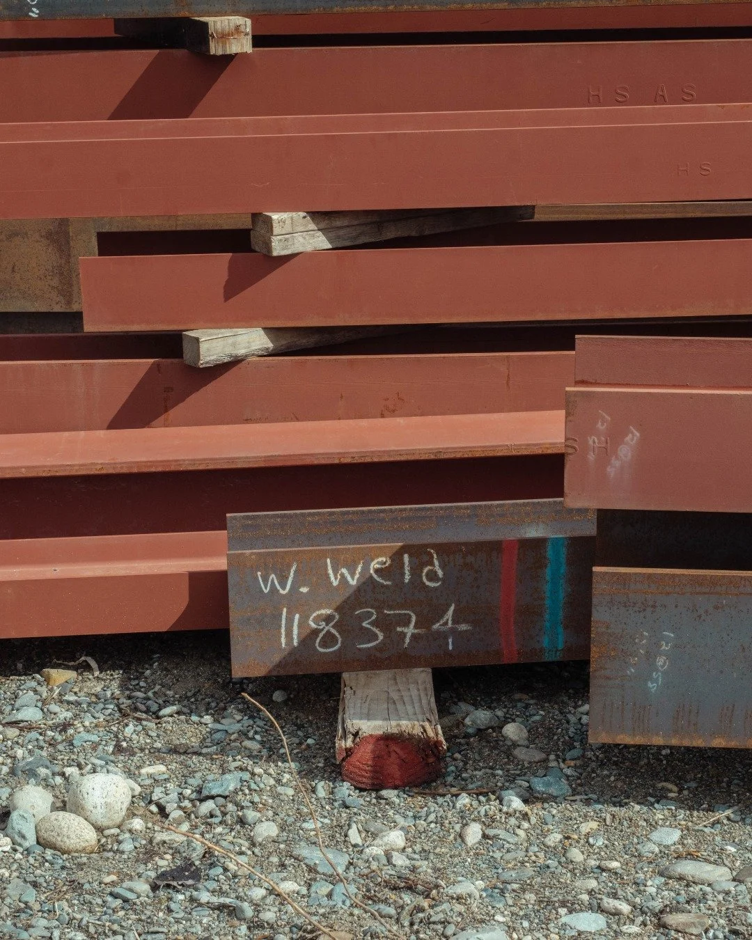The writing on steel tells the whole story.

Mill certifications verify metal composition, sales orders, and quality standards - cutting through market uncertainty before a single weld is made.