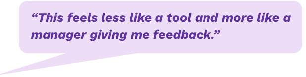 "This feels less like a toll and more like a manager giving me feedback."