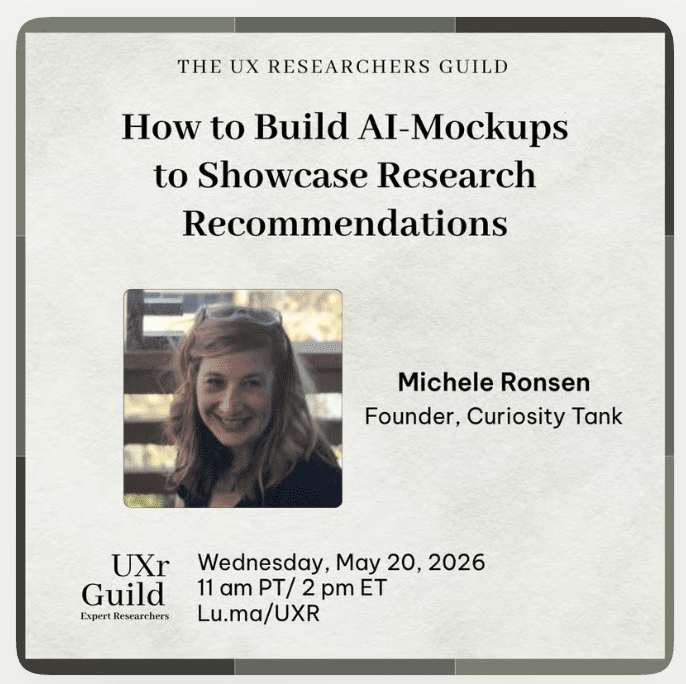 How to Build AI-Mockups to Showcase Research Recommendations