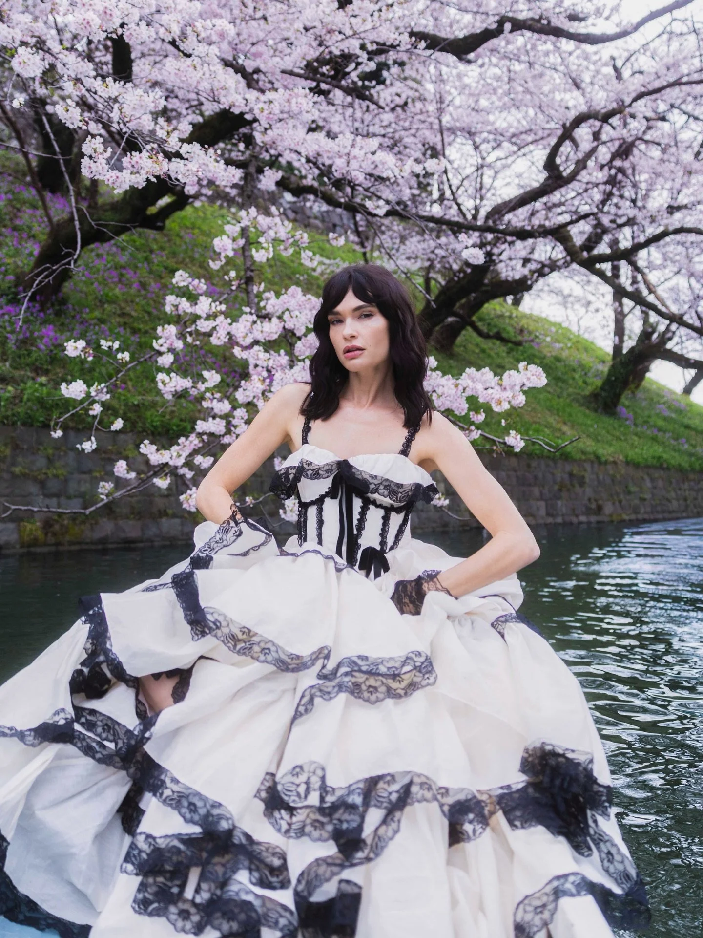 My literal dream come true 🌸✨🫶🏻 endless thank yous to @alaskaair @selkie @photoby217 and @jackpoticorn 
#sakura #cherryblossom #chidorigafuchipark #japan #tokyo