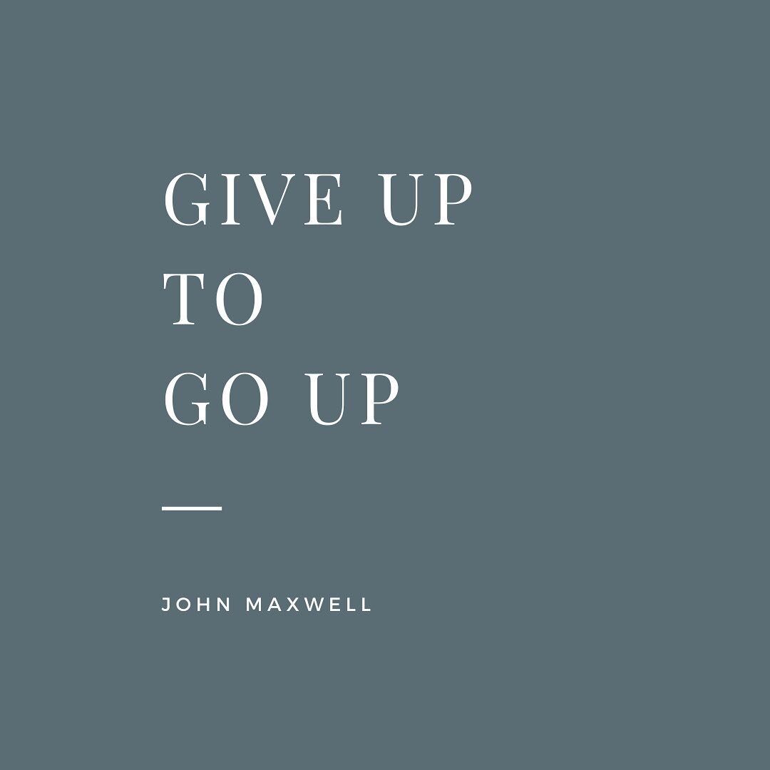 Author John Maxwell says of leadership that you have to &ldquo;give up to go up&rdquo;.

Today on the #BetterBellyPodcast we&rsquo;re exploring how to stop the cycle of trying harder in your health and what we may need to give up to go up!

Tune in o