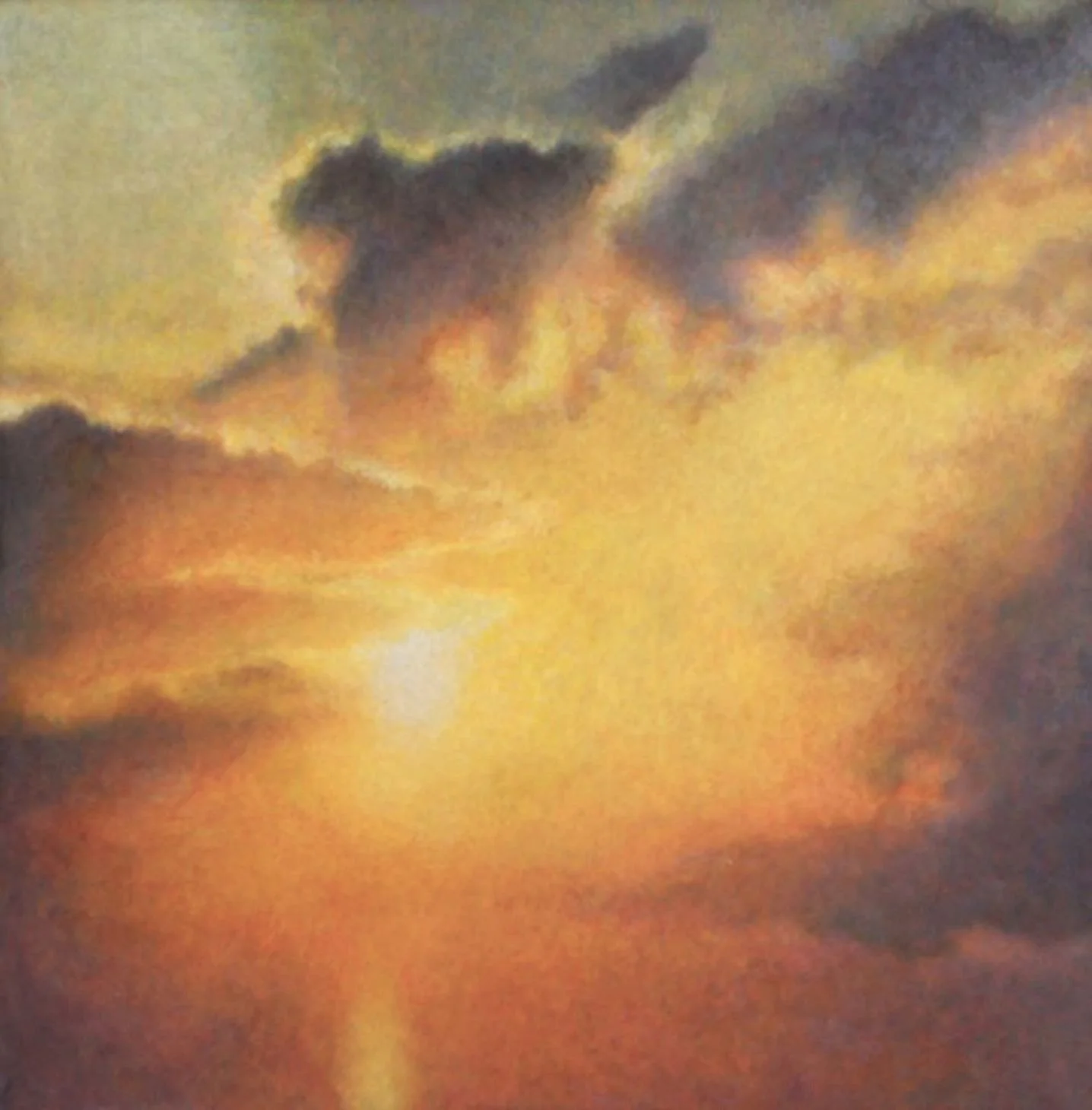 Sky #185, oil on panel, 24" x 24"