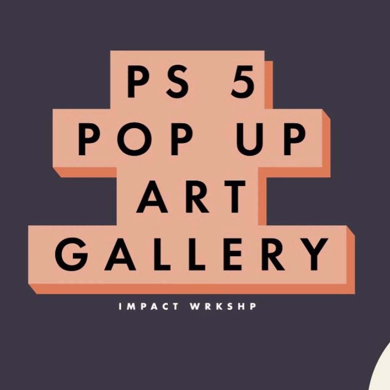 1 month down and 1 to go in our PS5 Pop Up Art Gallery project! We had an incredible #demoday with PS5 admin, parents, students, as well as a powerhouse group of #impactadvisors. Thanks to everyone for joining 👏

Dropping our #howmightwe statement h