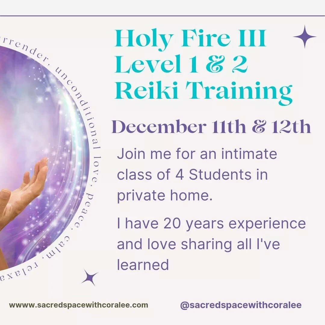 Hola all! 

I'm back in Playa for a short visit and am excited to be offering my reiki training in a beautiful home in Corasol 

I'm opening the space for 4 to 6 people a nice intimate class. This course includes some Holy Fire experiences to activat