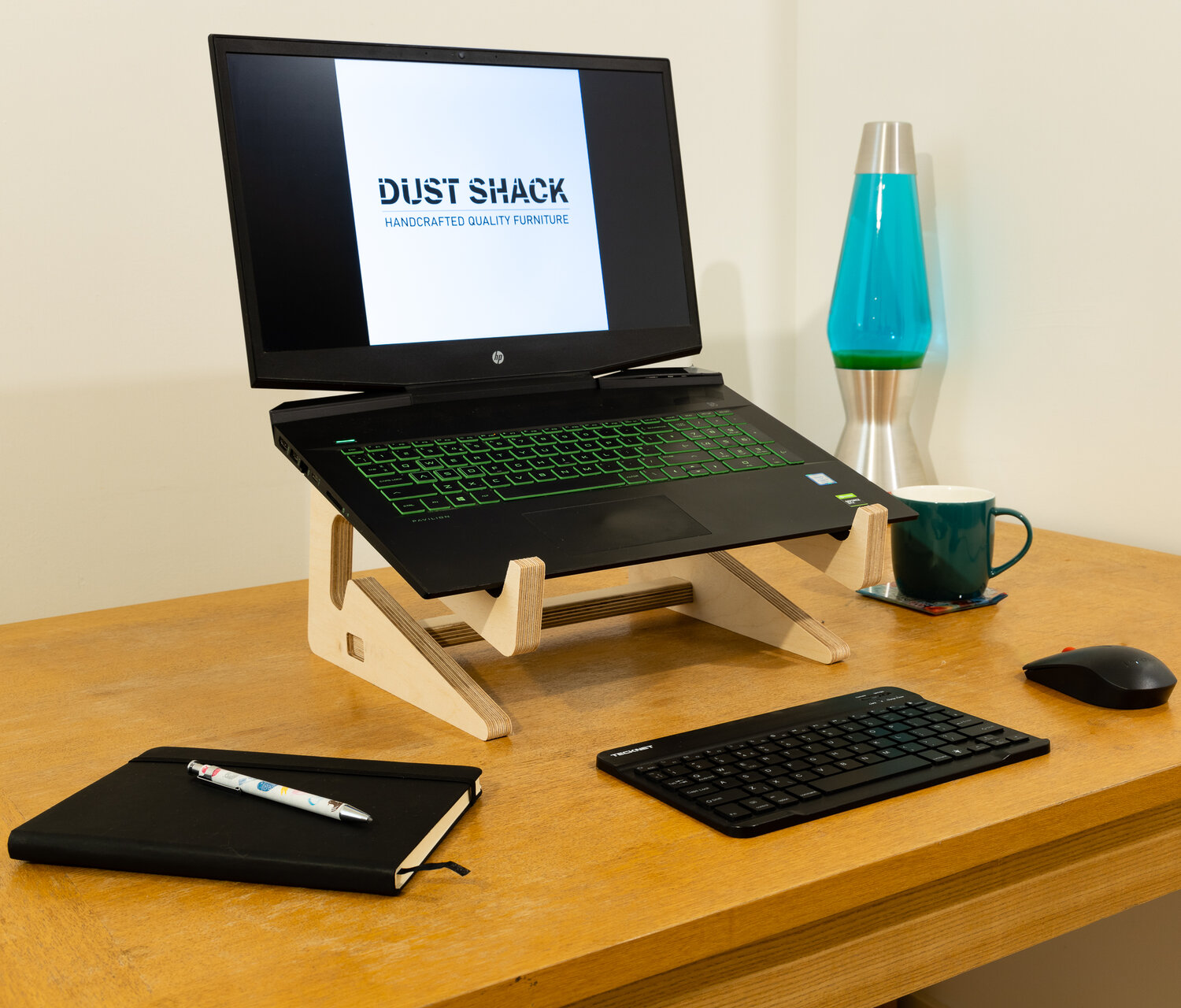 Adjustable Wooden Laptop Stand — Dust Shack