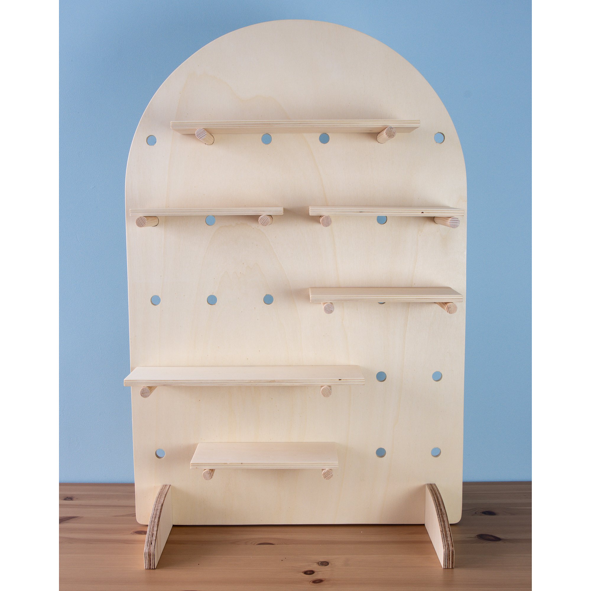 Freestanding Table Top Pegboard Display Stand — Dust Shack
