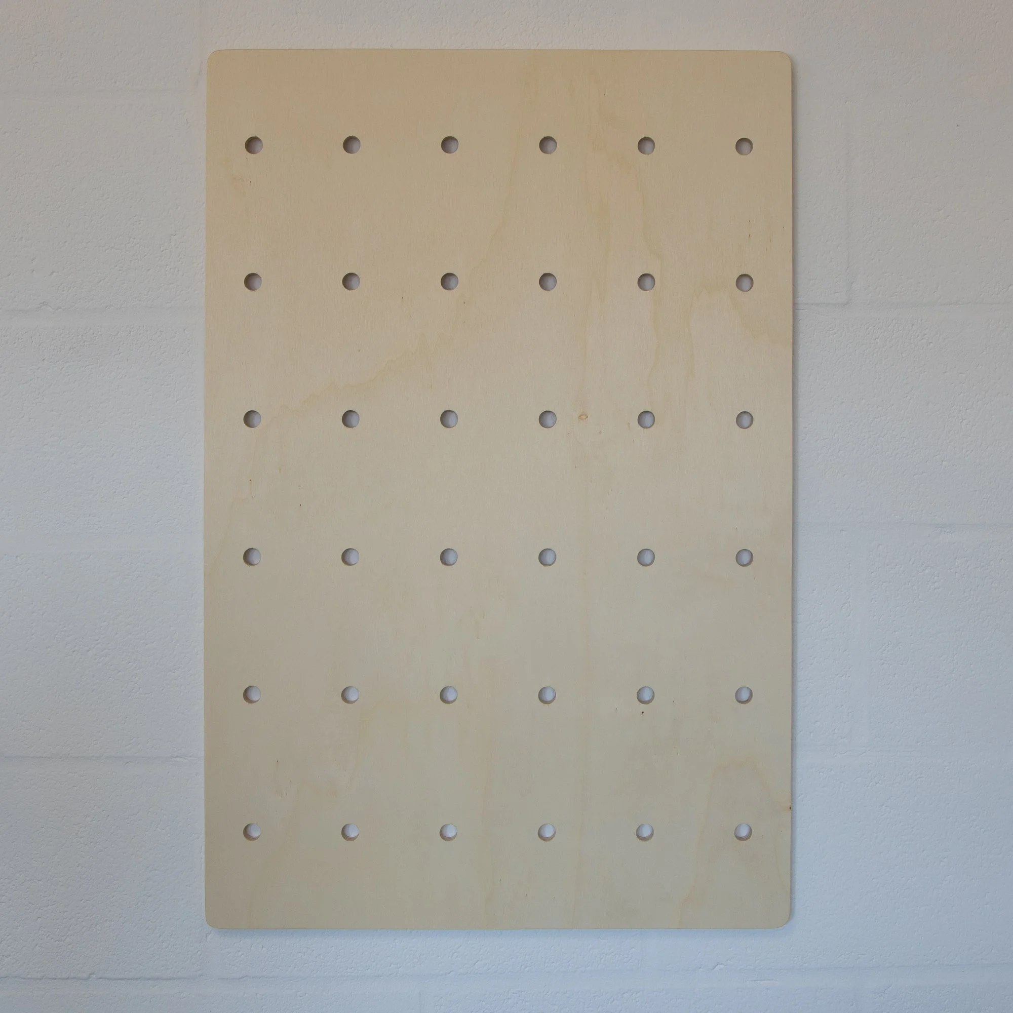 Plywood Wall Mounted Pegboard — Dust Shack