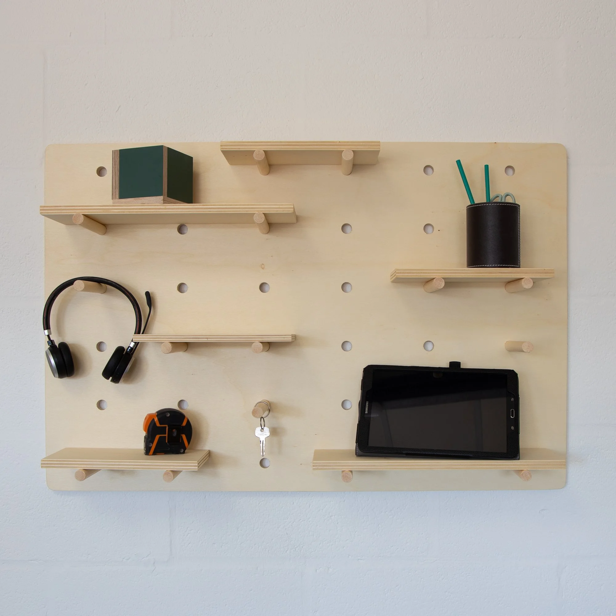 Plywood Wall Mounted Pegboard — Dust Shack