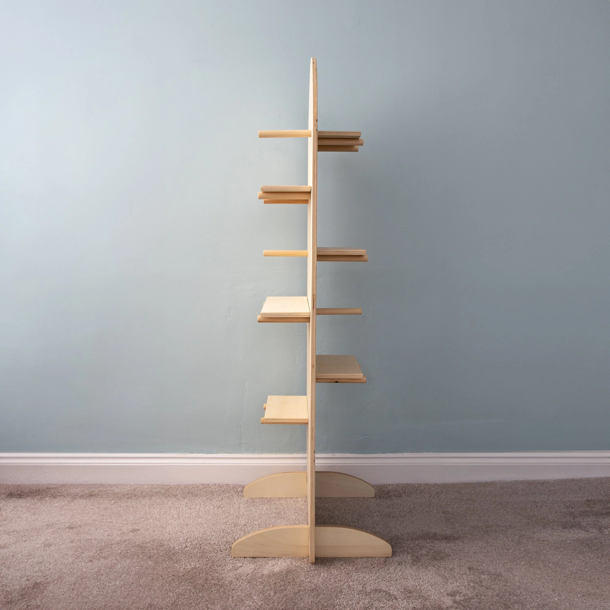 Freestanding OSB Table Top Pegboard Display Stand — Dust Shack