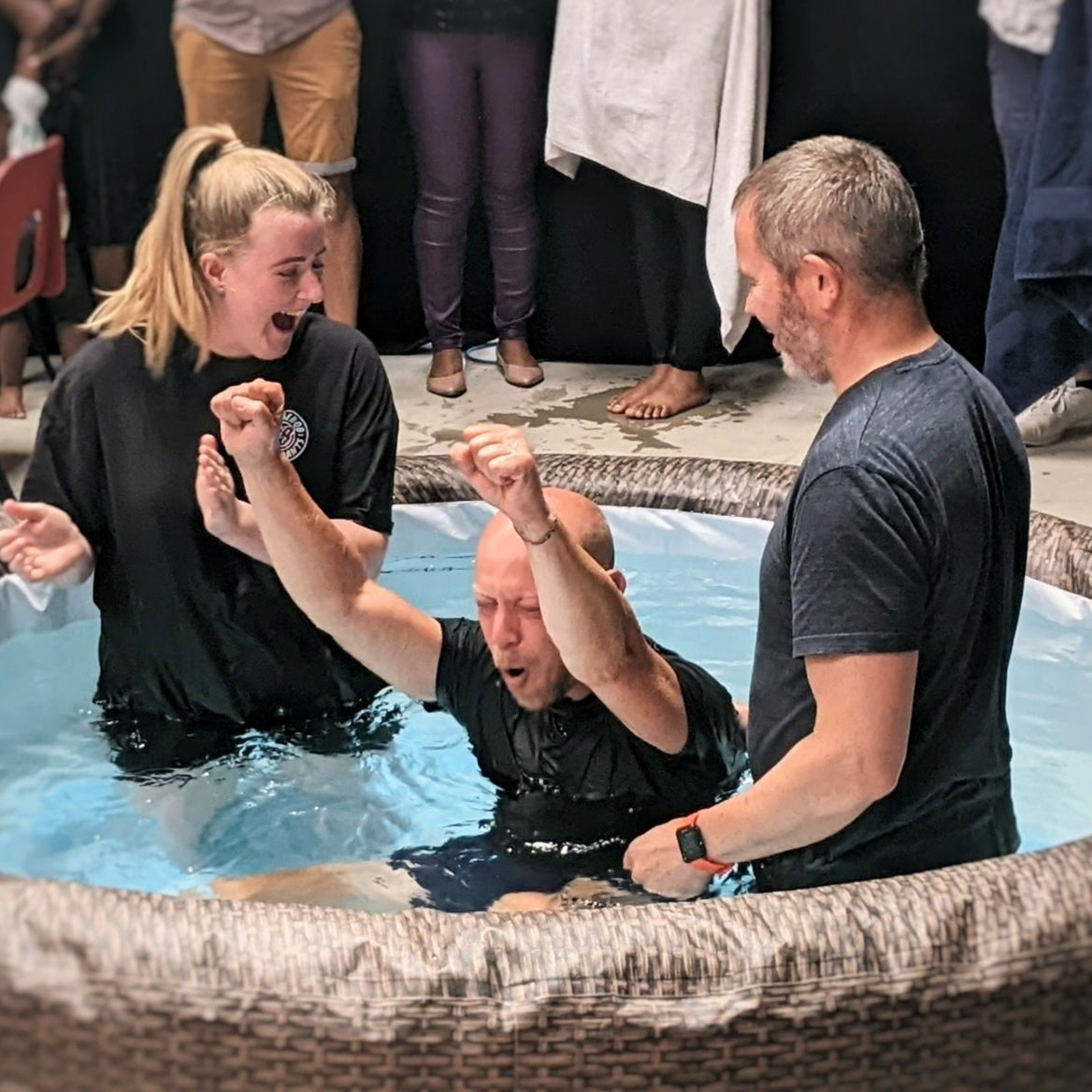 Going deeper - with baptisms and small groups.