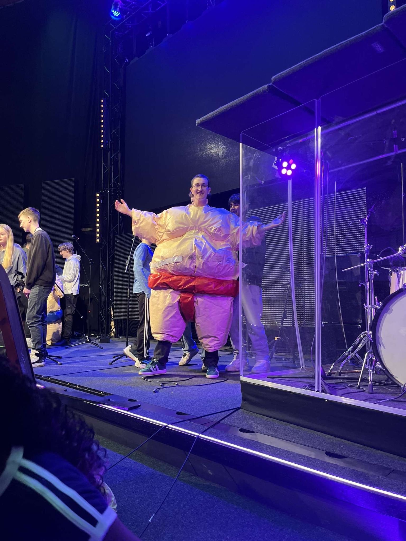 Backstage with our Kerith Youth…