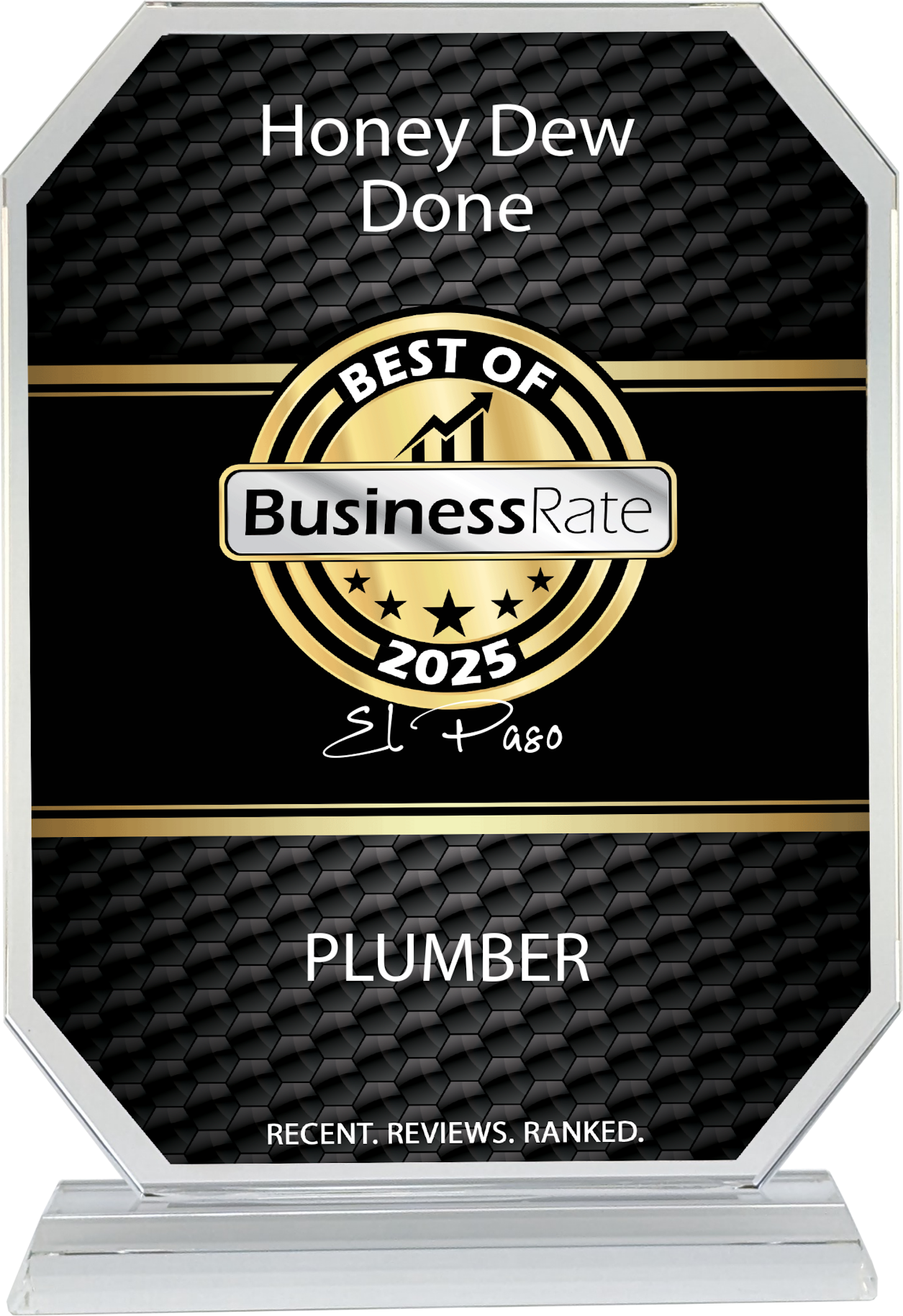 BusinessRate Best of 2025 for Plumbing Award
