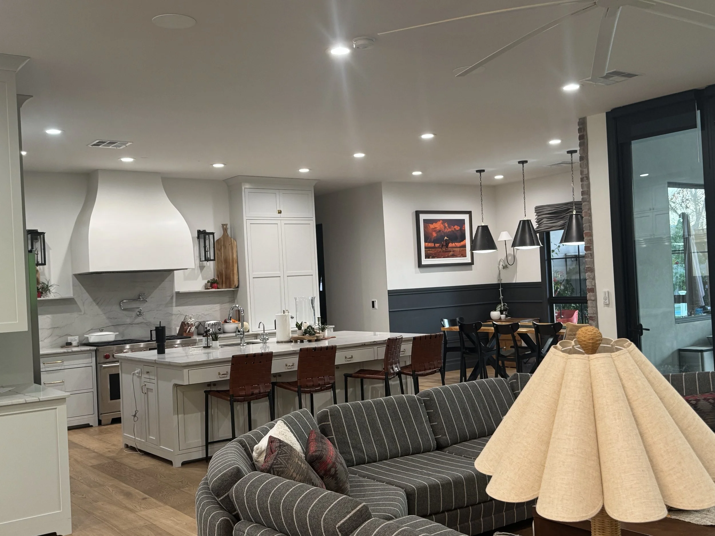 Main kitchen view from living room