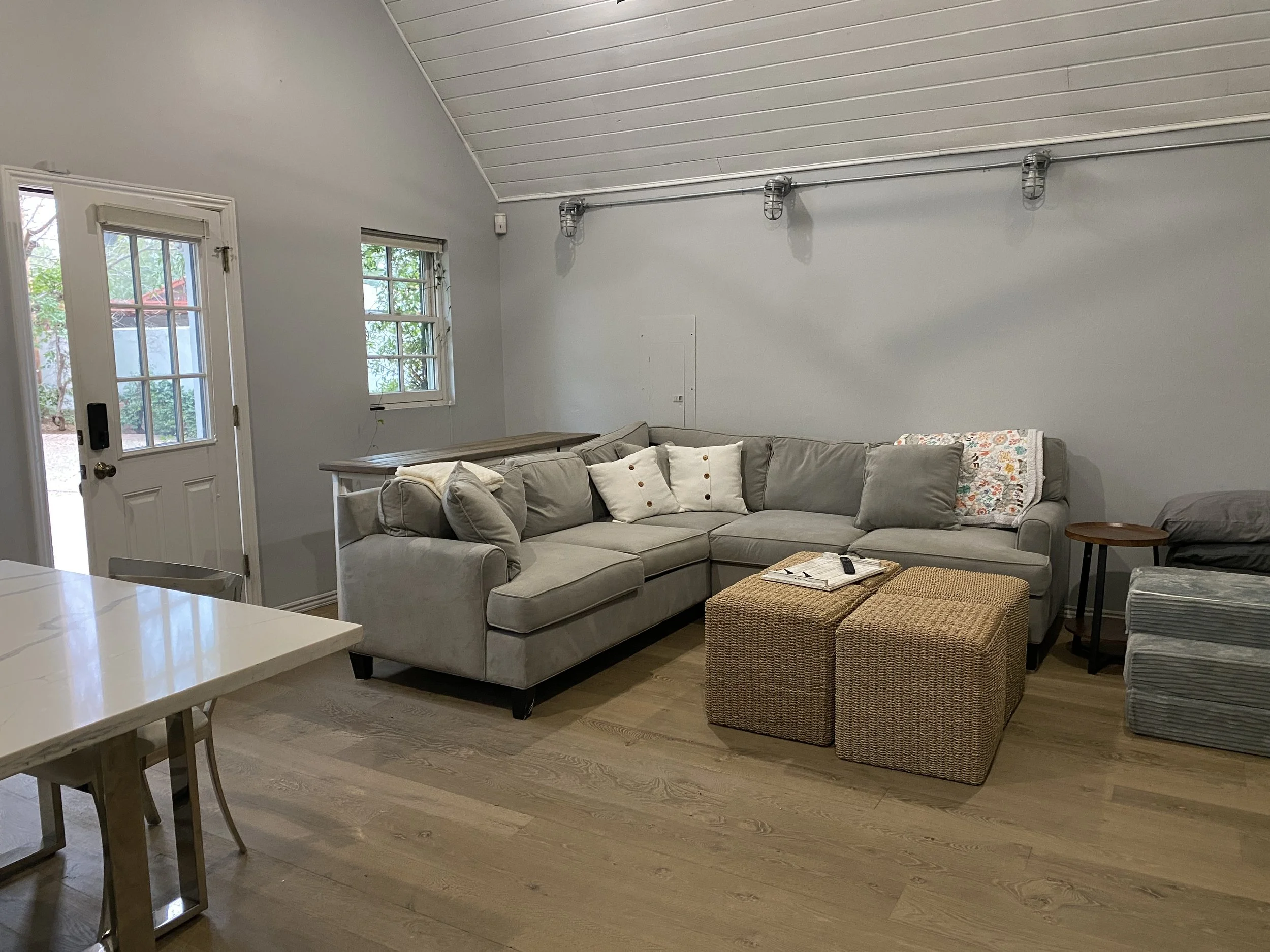 Couch/sectional in guest house