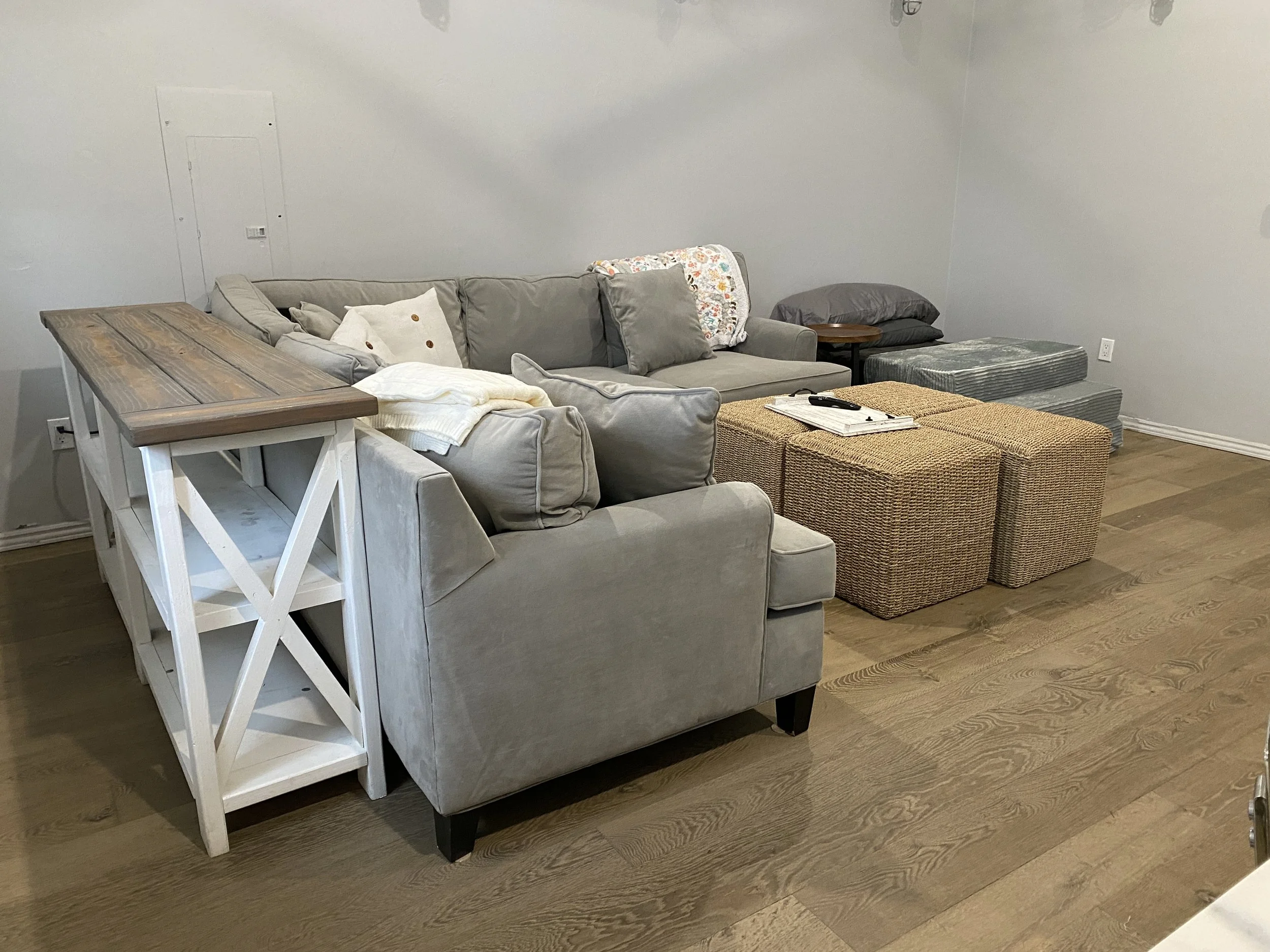 Couch/sectional in guest house