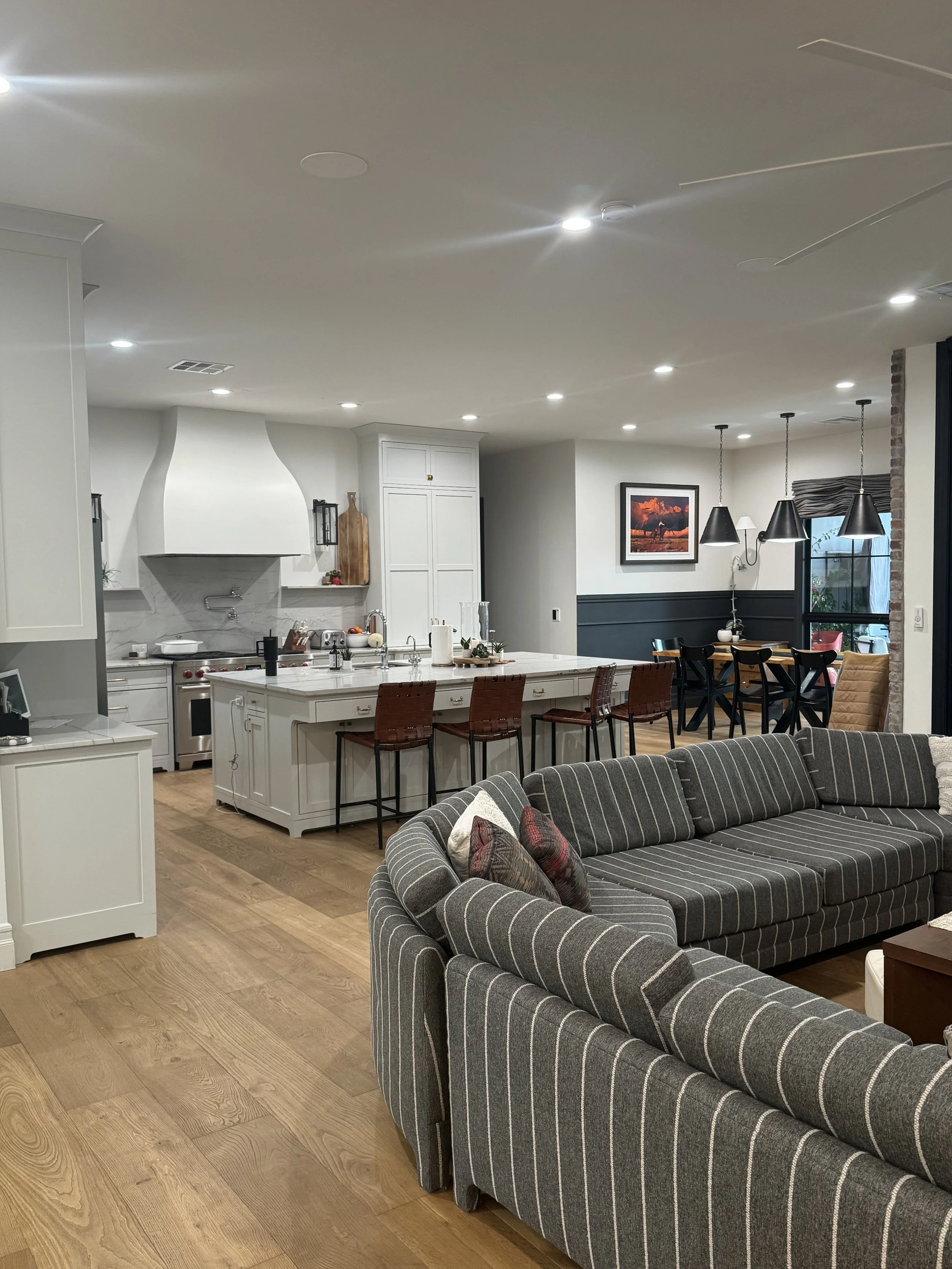 Main kitchen view from living room