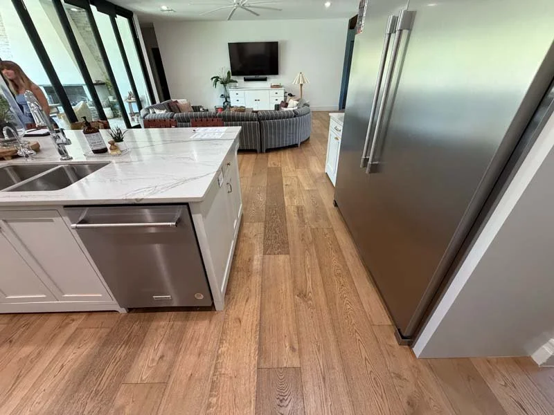 Main Kitchen looking into the living room