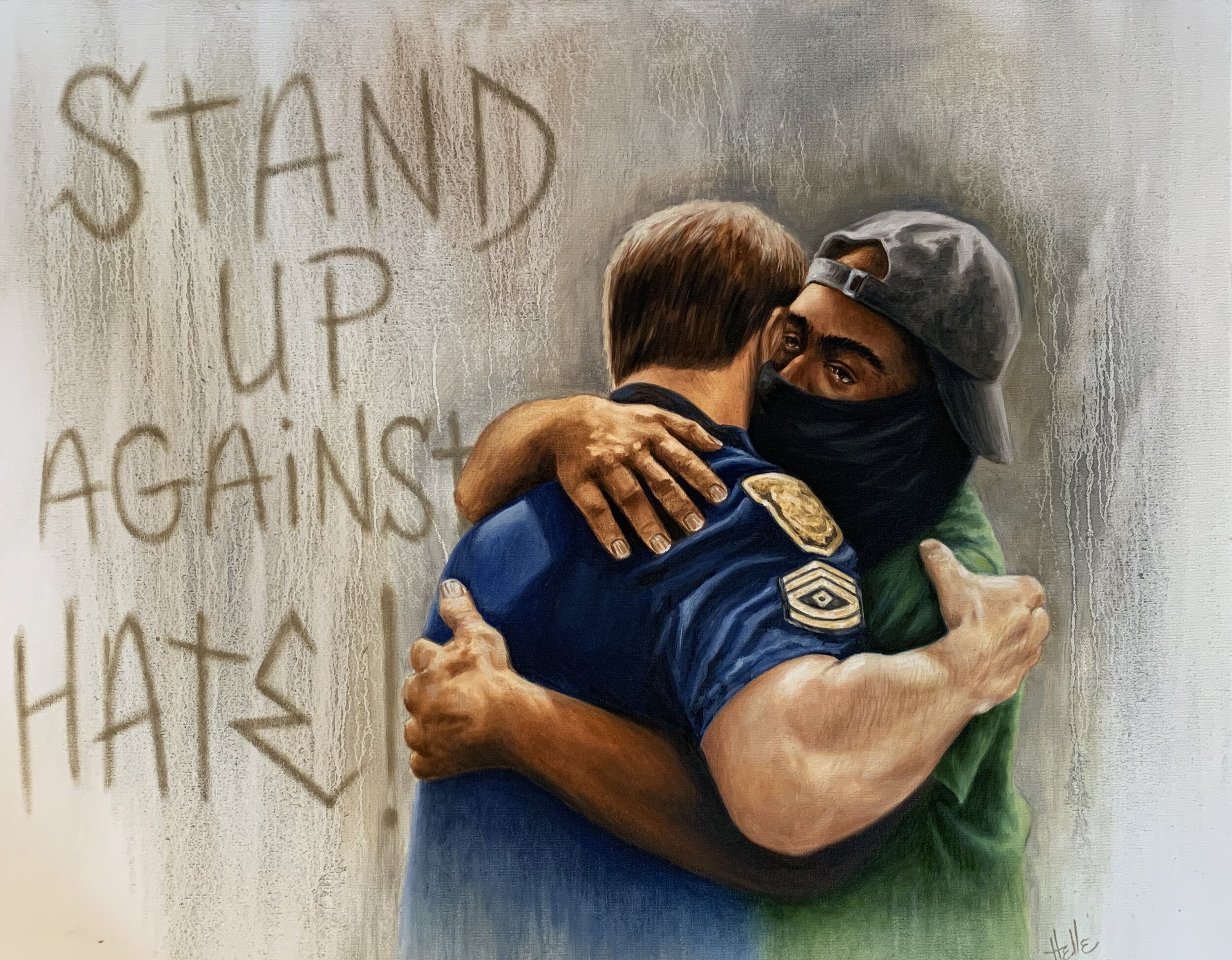 STAND UP AGAINST HATE by Helle Urban