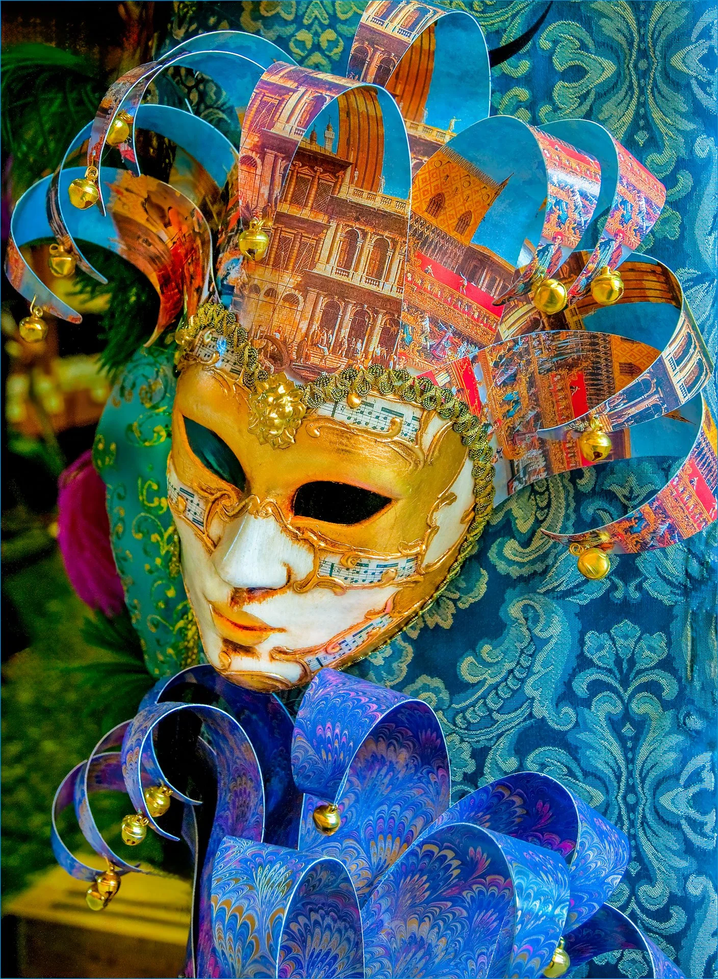 Dennis Griffin, Music Mask, 20x30, $600