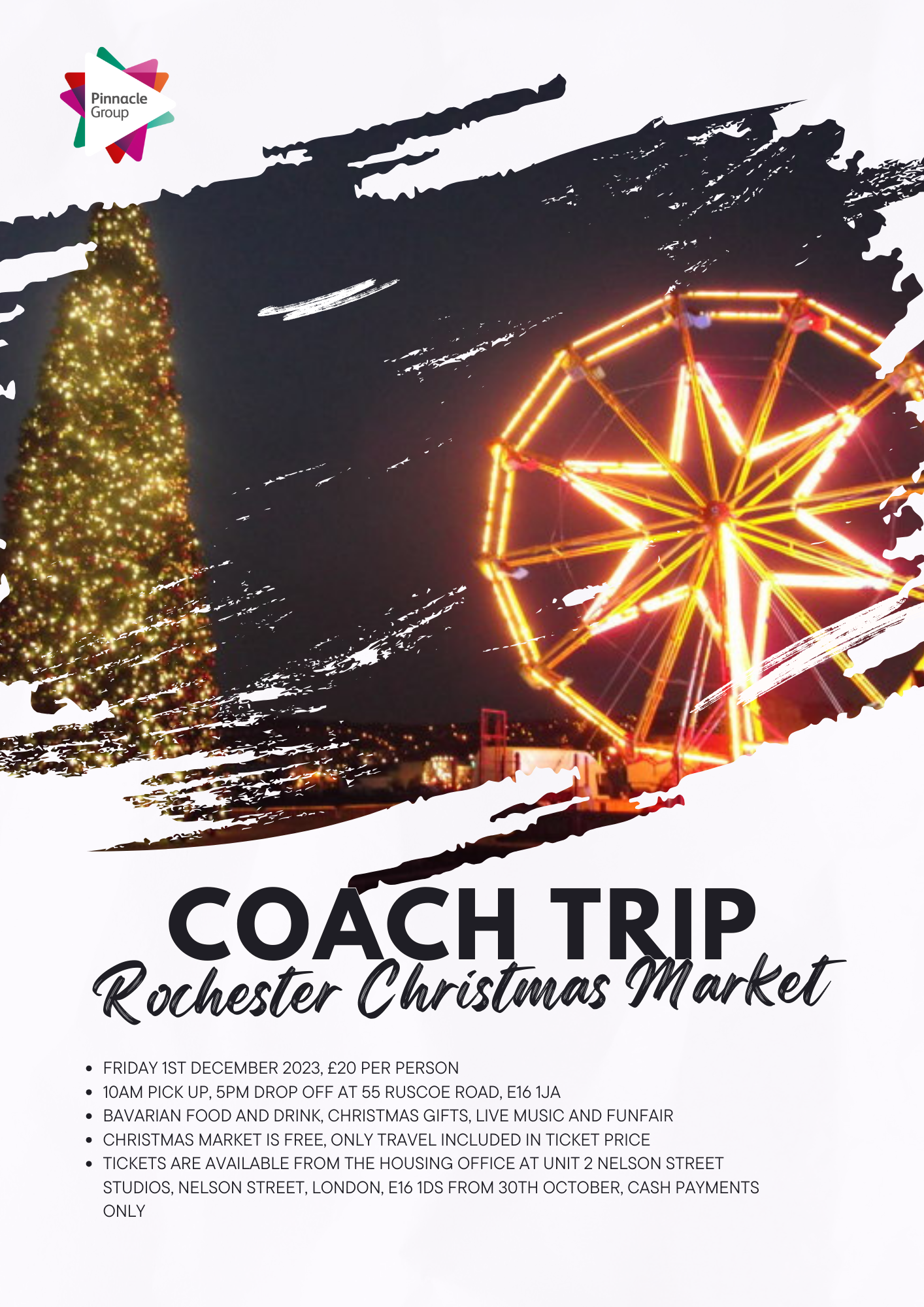 Coach Trip Rochester Christmas Market