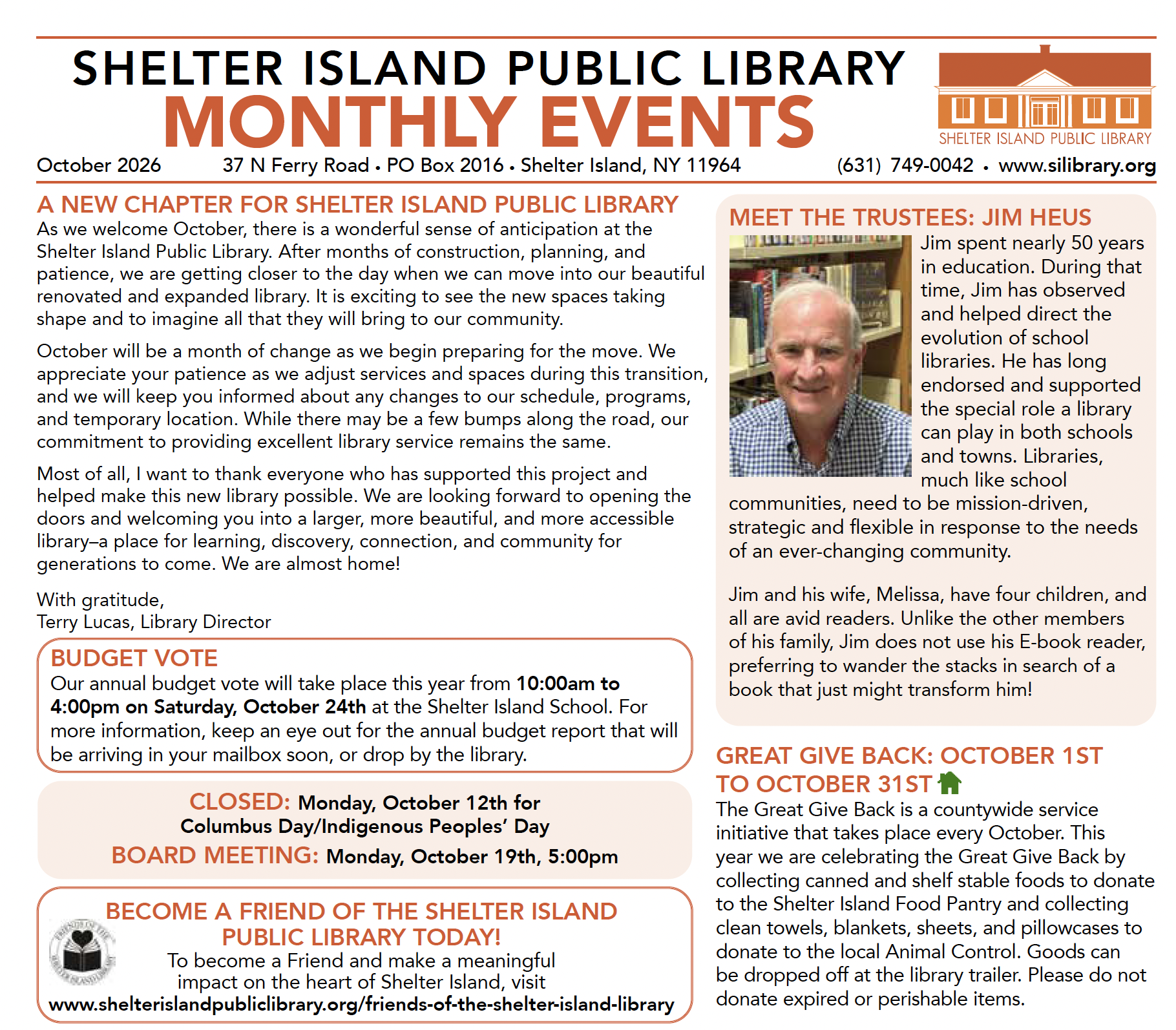 Thumbnail image of the October 2026 newsletter.