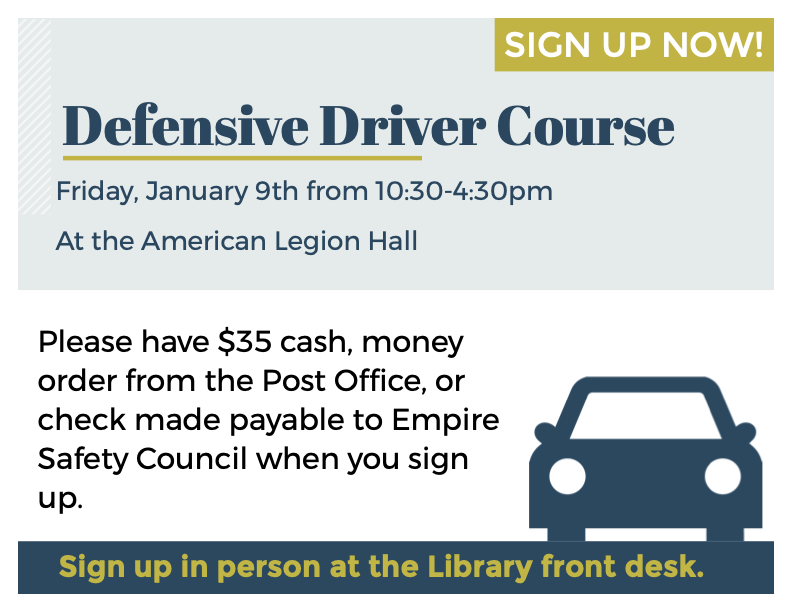 Defensive Driver Course (American Legion Hall) — Shelter Island Public ...