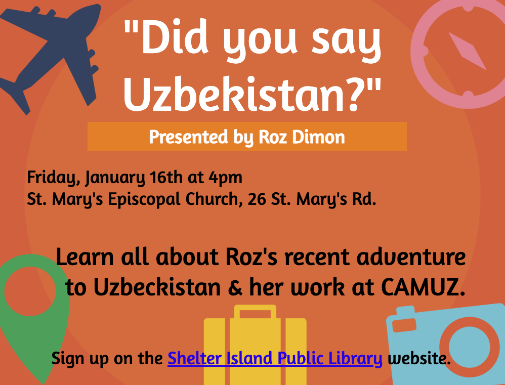 Orange background featuring a blue airplane, pink compass, green map pin, yellow suitcase, and blue camera.