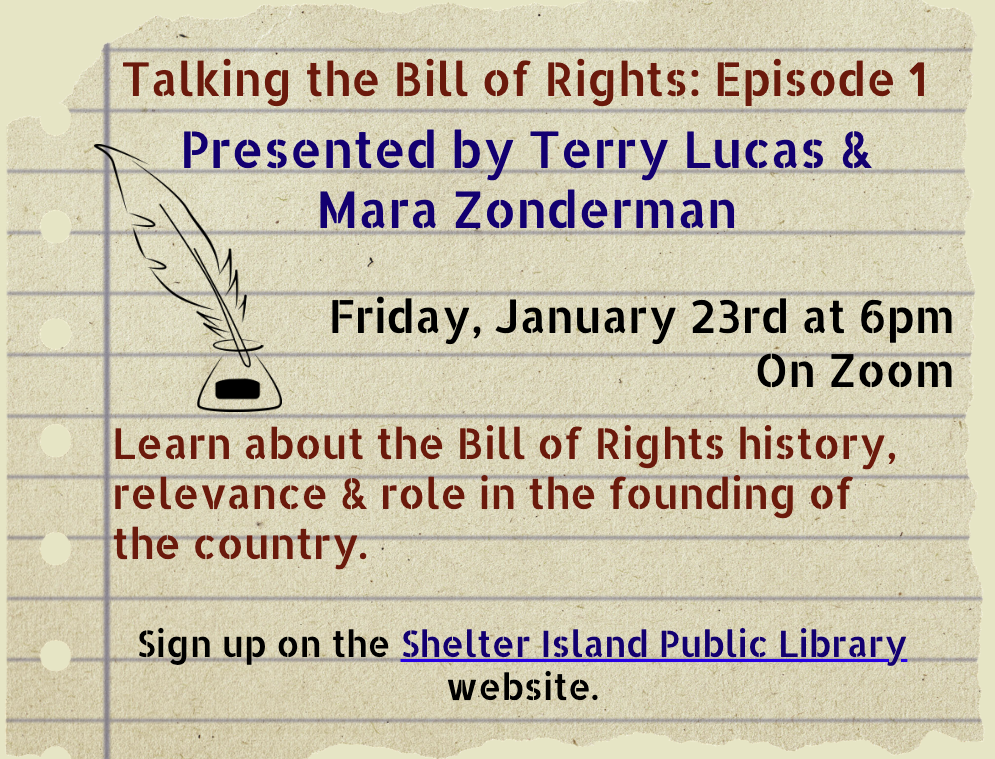 Torn notebook paper background with a quill and inkwell graphic on the left.