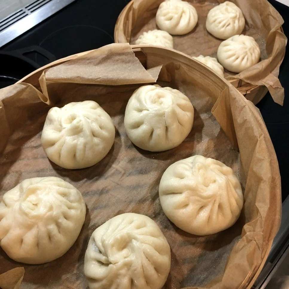 Steamed Gingered Chicken Bao