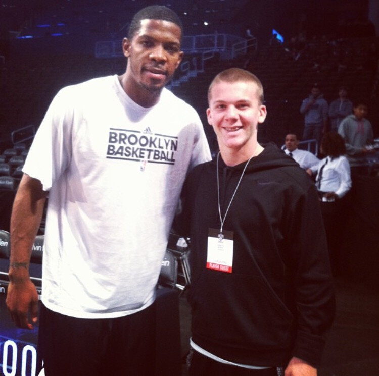 Joe Johnson with Tyler