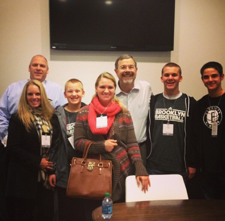 Fischer Family with PJ Carlesimo