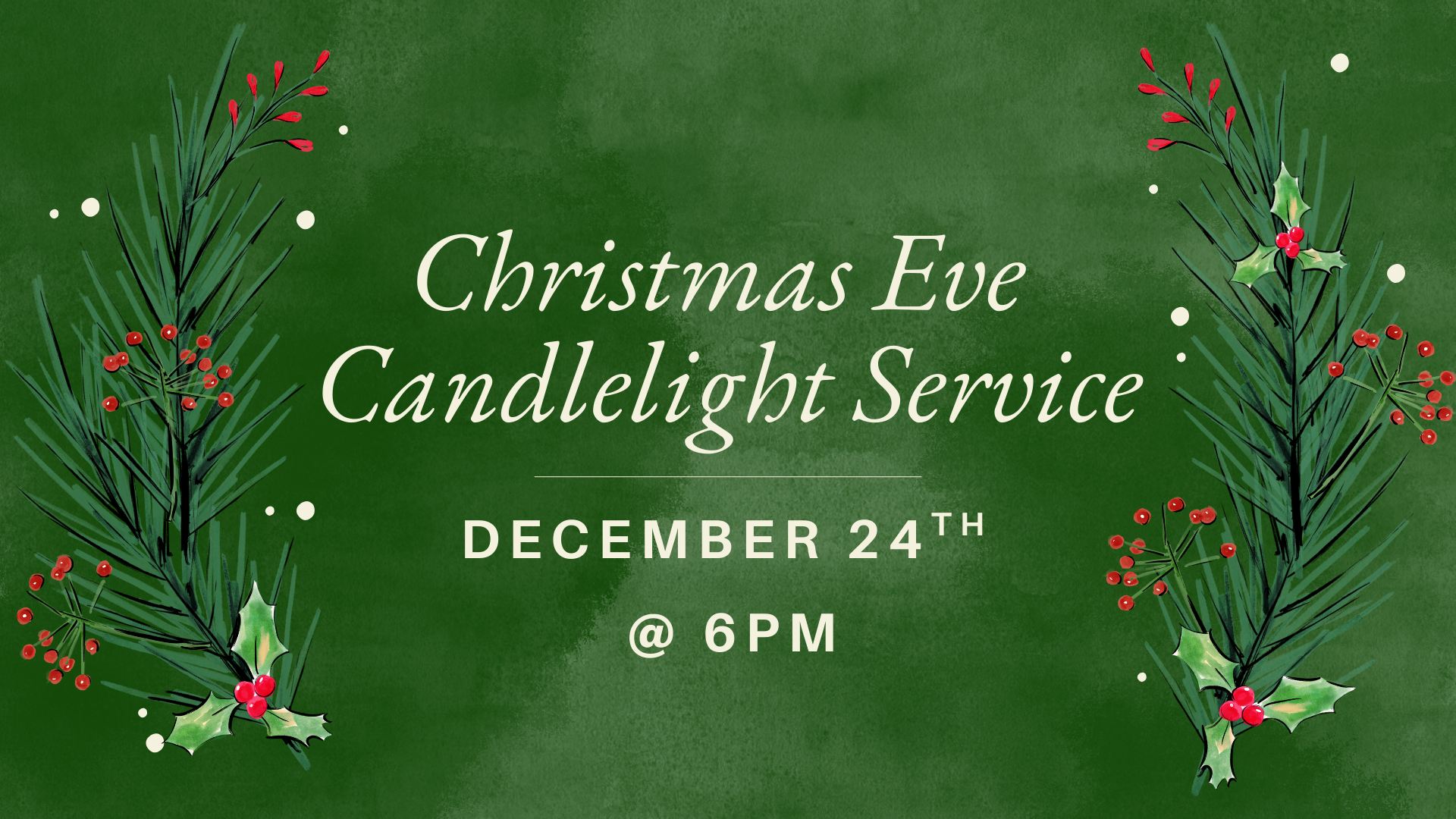 Christmas Eve Candlelight Service