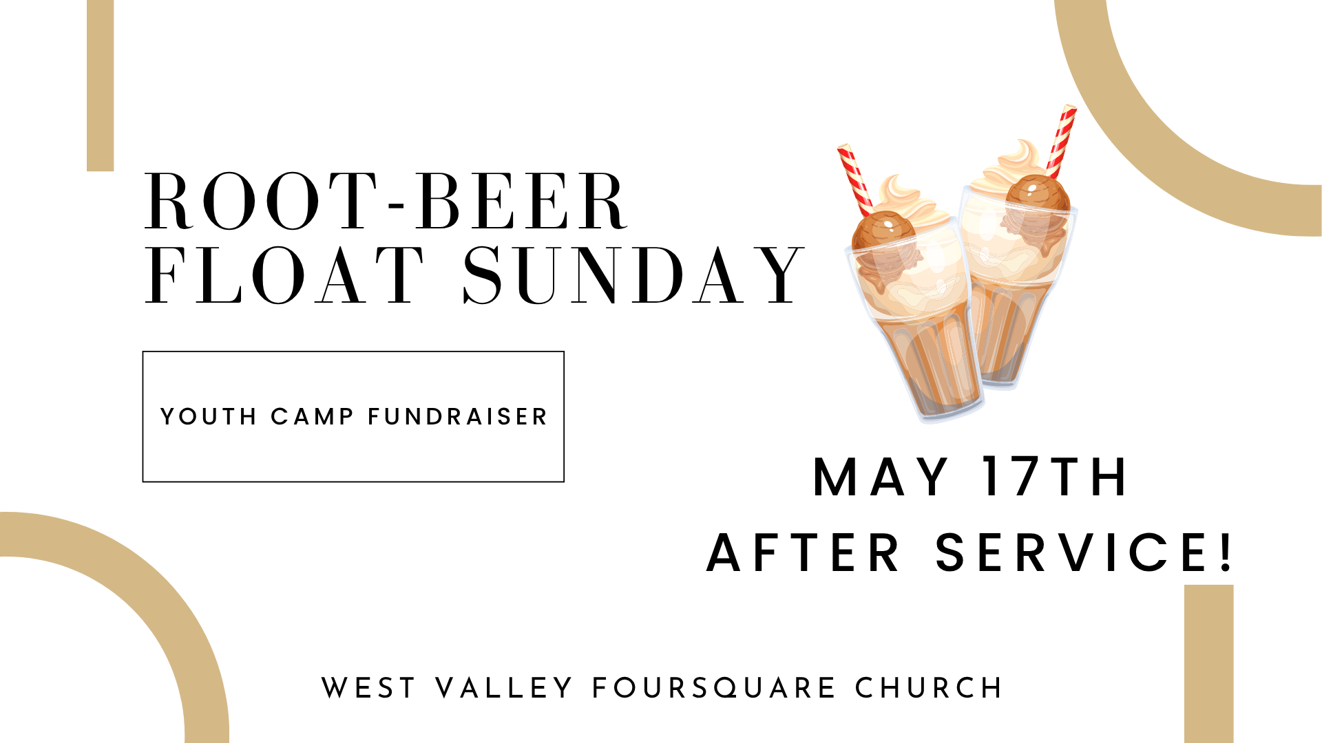 Youth Camp Fundraiser: Root Beer Float Social