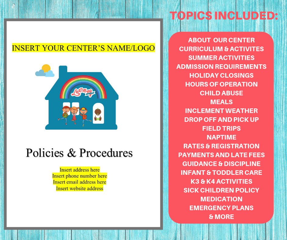 daycare-policies-procedures-child-care-forms-daycare-studio