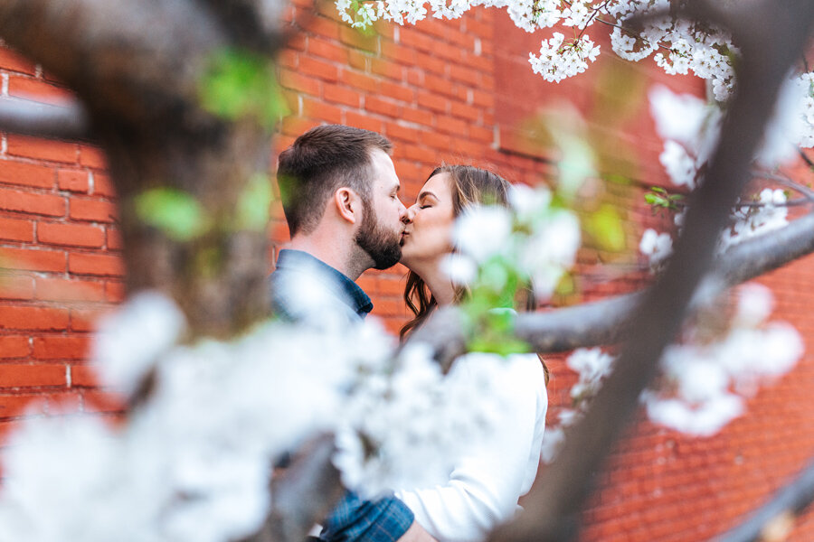 Todd and Katie’s Engagement Session at The Rail Park in Philadelphia