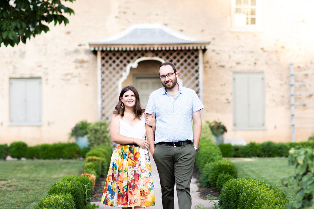 Engagement Session at Bartrams Garden
