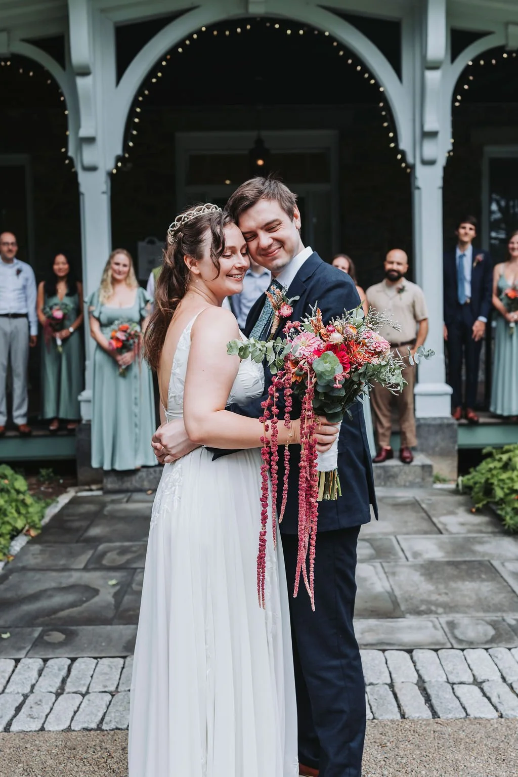 Wedding at Portico Awbury Arboretum