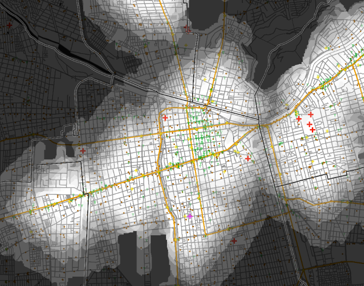 Where are the seniors’ housing supply gaps in Santiago?
