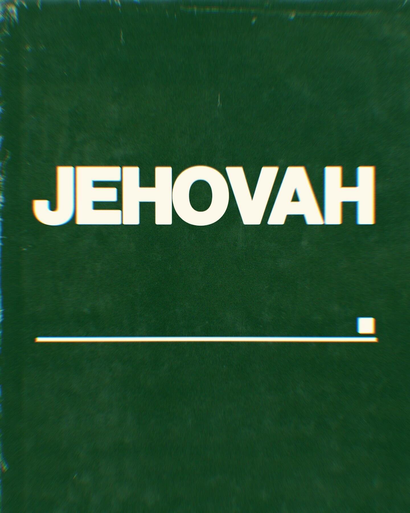The Bible tells us Jehovah is:
1. Our Banner- &ldquo;Nissi&rdquo;
2. Our Provider- &ldquo;Jireh&rdquo;
3. Our Healer- &ldquo;Rapha&rdquo;
4. Our Peace- &ldquo;Shalom&rdquo;

&ldquo;Jehovah&rdquo;, design based off the song &ldquo;Jehovah&rdquo; by @e