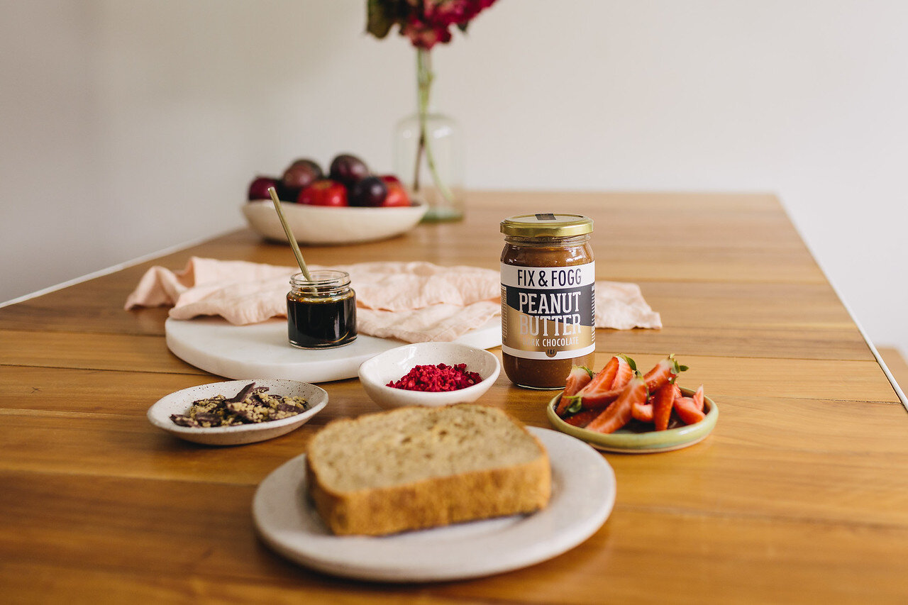 The Ultimate Dark Chocolate Peanut Butter Toast — Fix & Fogg