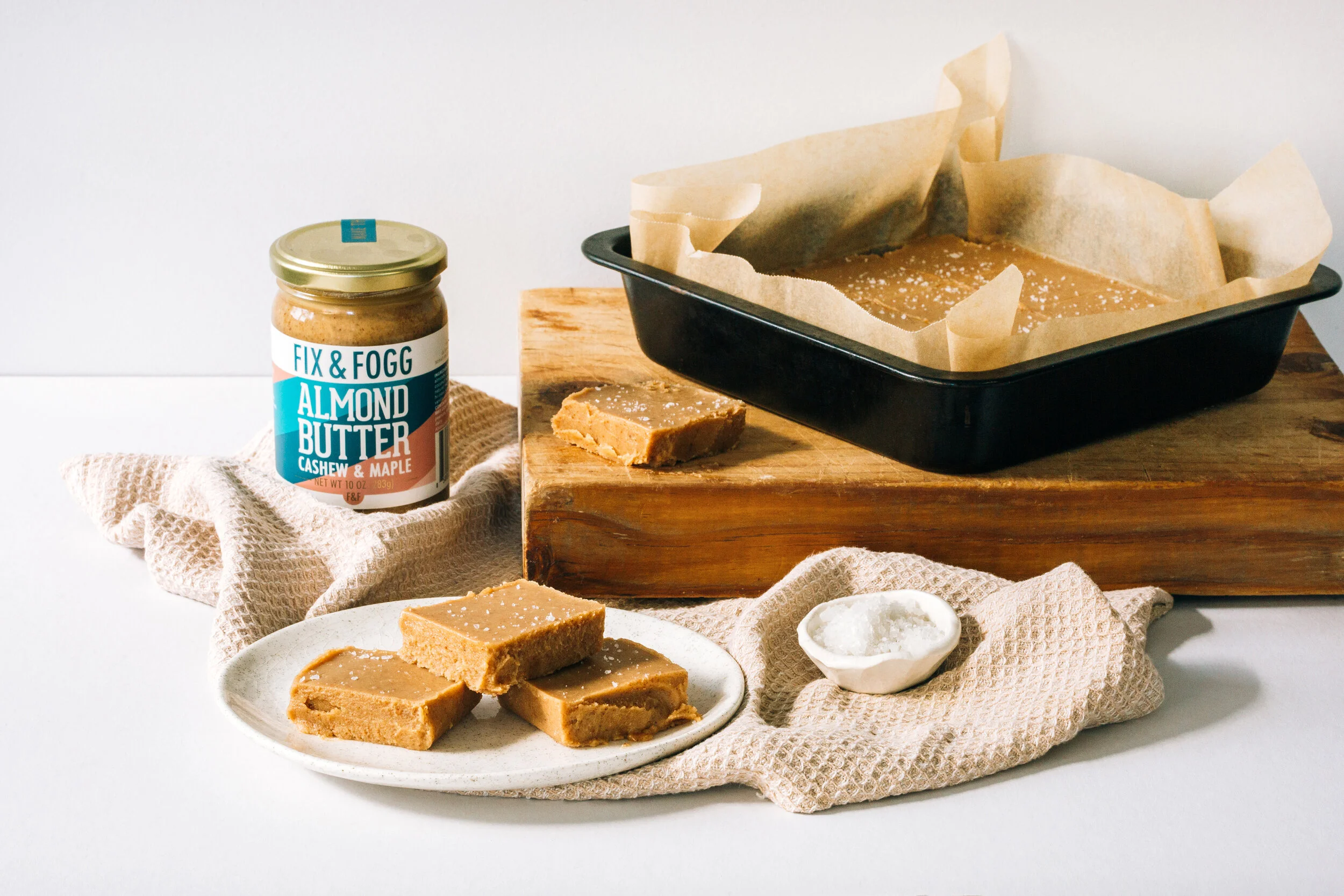 RECIPE FOUR INGREDIENT NUT BUTTER FUDGE — Fix & Fogg
