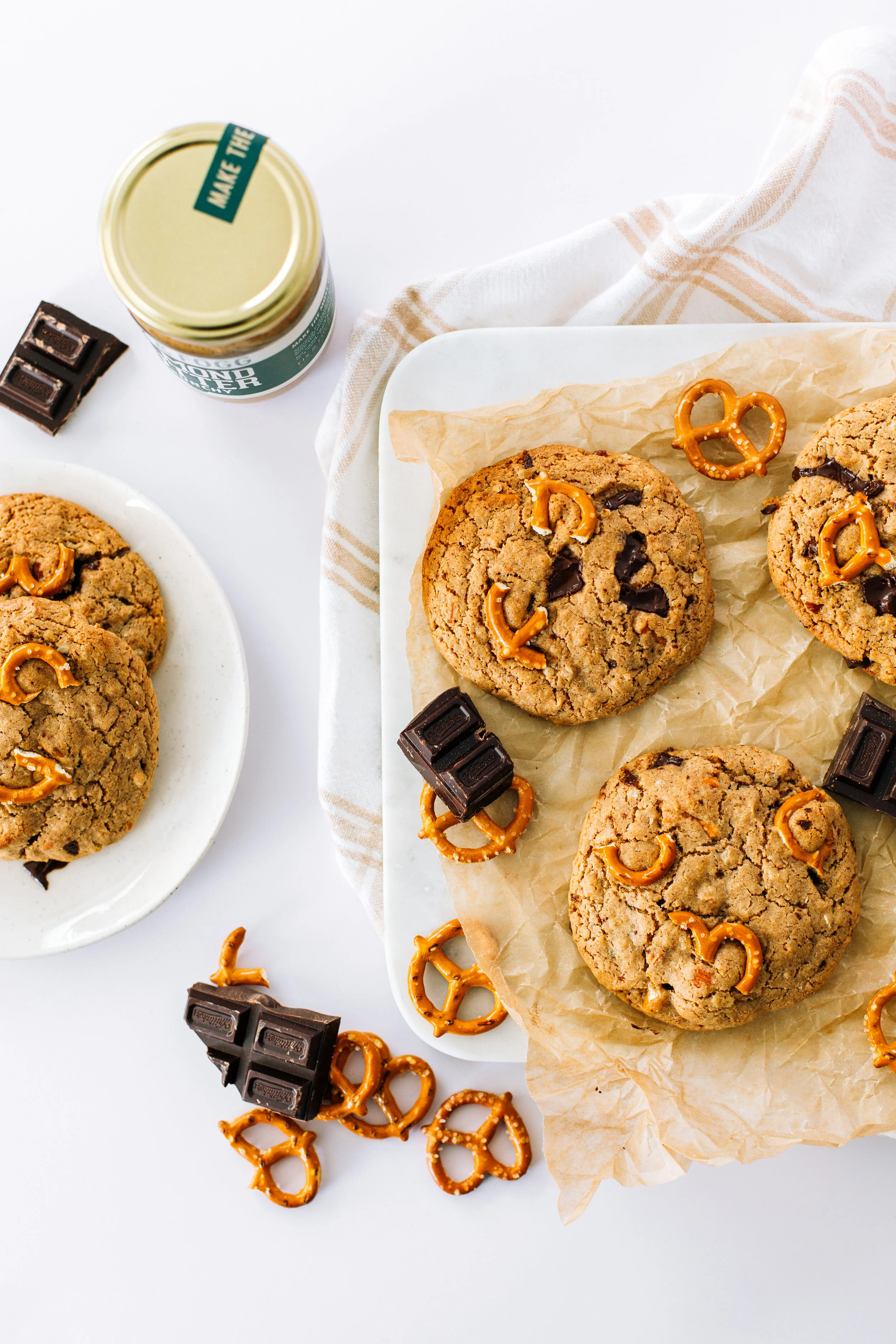 RECIPE ALMOND BUTTER PRETZEL COOKIES — Fix & Fogg